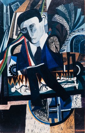 Hommage für Franz Kafka, Öl, 1968