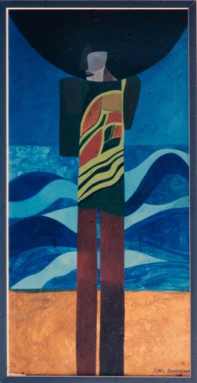 Mann am Meer, Öl, 1971