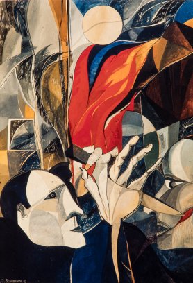 Der Prozeß, Tempera, 1982